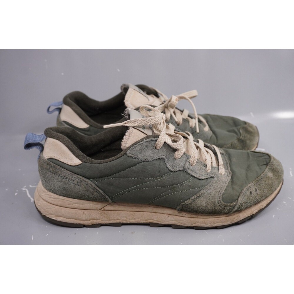 Merrell Alpine 83 Mens Sz 10 Trail Sneaker Green Olive Retro Outdoor J006059